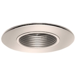 B1263SN-SN | 2" Shower Trim - Satin Stepped Baffle | USALight.com