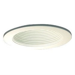 B1301W-WH | 3" Ring with Baffle Trim - Regressed | USALight.com