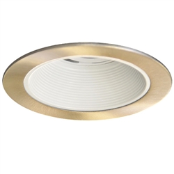 B1401WH-SN | 4" Stepped Baffle Trim - Regressed | USALight.com