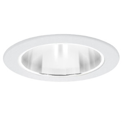 B1463W-WH | 4" Trim - Angle Cut Wall Wash Reflector | USALight.com