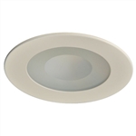 B462W-WH | 4" Reflector Shower Trim with Semi-Frosted Lens | USALight.com