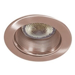 B530BZ-BZ | 5 Inch Air Tight Stepped Baffle Trim - Bronze | USALight.com