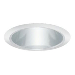 B721CL-WH | 6" Ring Trim - Reflector Cone | USALight.com