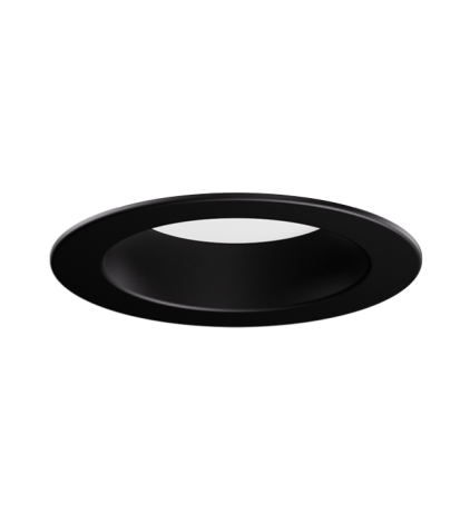 ELCO EL475CT5DBB, 4in 0-10V LED insert, 5-CCT and 3-lumen switch, black finish recessed LED light