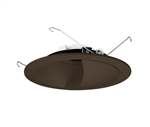 ELCO ELK6715BZ 6in die-cast round wall wash trim for Koto LED module, bronze finish