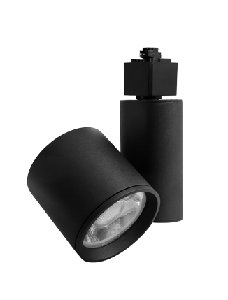 ELCO ET620CT5DB LED Gordian track head with 5-CCT selectable switch, black finish