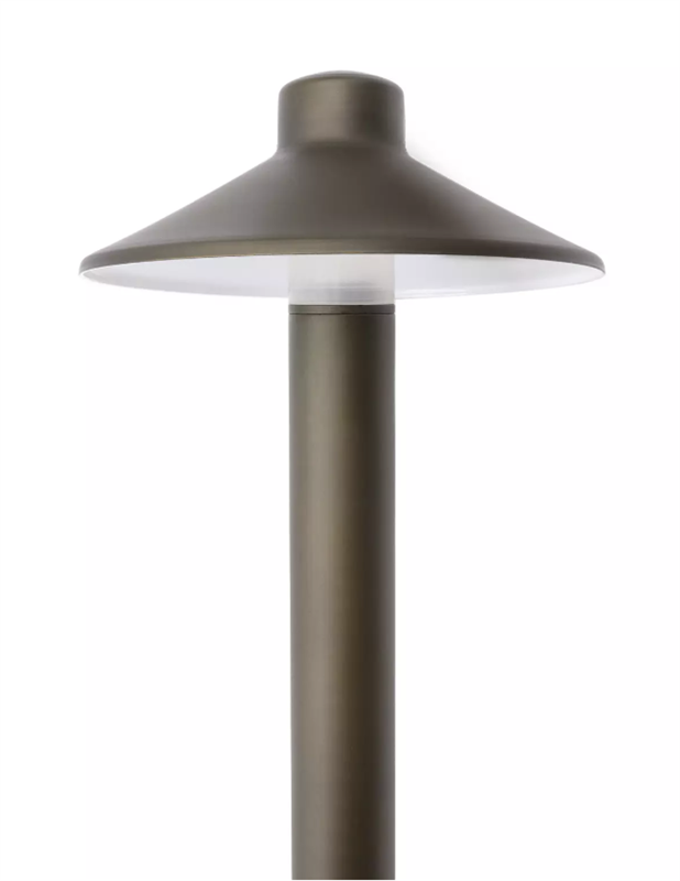 CLS IPL01 solid brass path light in light bronze