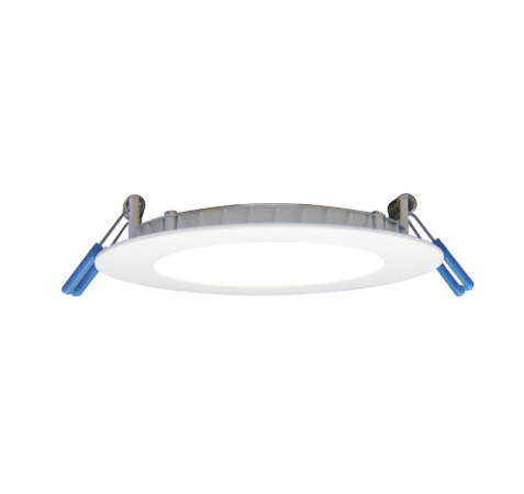 Lotus LB4R/32K/WH 4in 11W LED super thin recessed downlight, Dim To Warm 3000K-2000K, white trim, smooth reflector