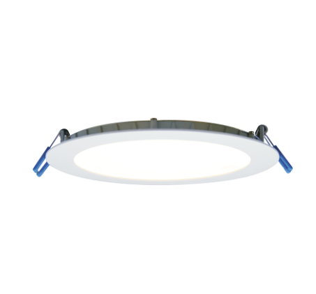 Lotus LB6R/32K/WH 6in 14W LED super thin recessed downlight, Dim To Warm 3000K-2000K, white trim, smooth reflector