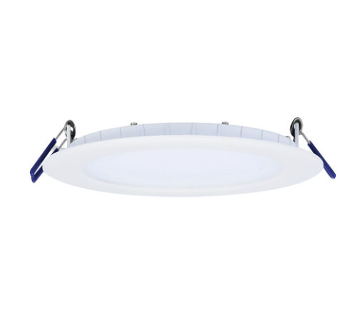 Lotus LE8R-5CCT-WH 8in slim LED downlight with 5-CCT selectable switch, white finish