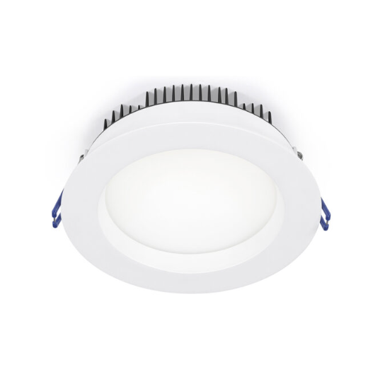 Lotus LL6R-30K-WH 6in slim LED downlight 17W 3000K warm white canless recessed light white finish