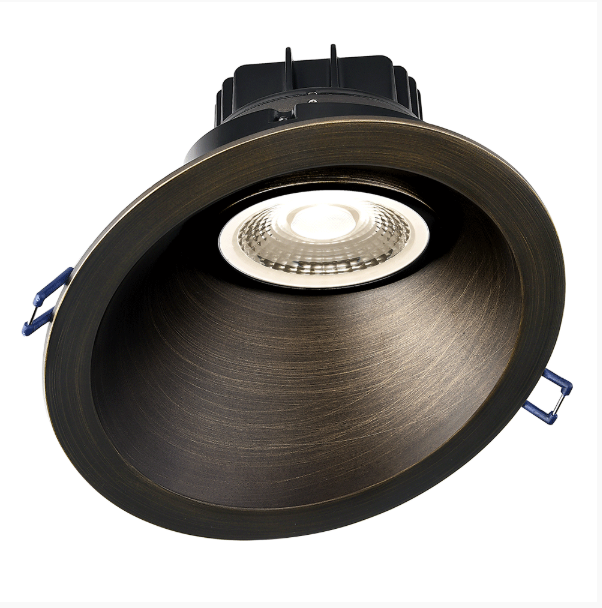 Lotus LRG6-5CCT-HO-6RSL-ORB 6 inch regressed sloped gimbal high output downlight