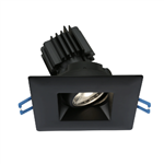Lotus LSG3-27K-BK-15D 3 in slim LED downlight with 2700K Color Temperature, 15 Degree Beam Angle, black finish