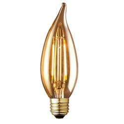 LTCA10V35022MB | Archipelago LED 3.5W Dimmable Vintage Candle Lamp - 2200K | USALight.com