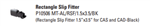 NaturaLED P10506 - MT-AL/RSF/1.5x3.5/BK
