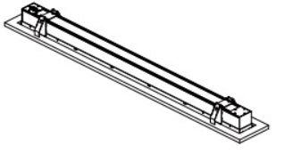 NaturaLED P10602 - MT-LAL/RM/2FT/BK