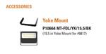 NaturaLED P10664 - MT-FDL/YK/15.5/BK