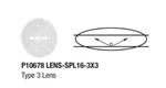 NaturaLED P10678 - LENS-SPL16-3X3