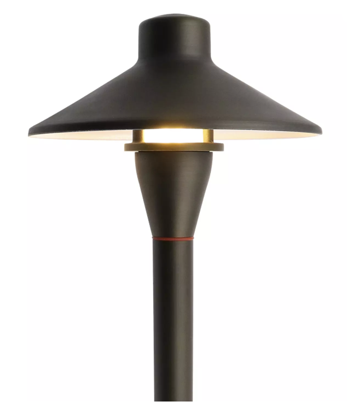 CLS PL01B solid brass path light in light bronze