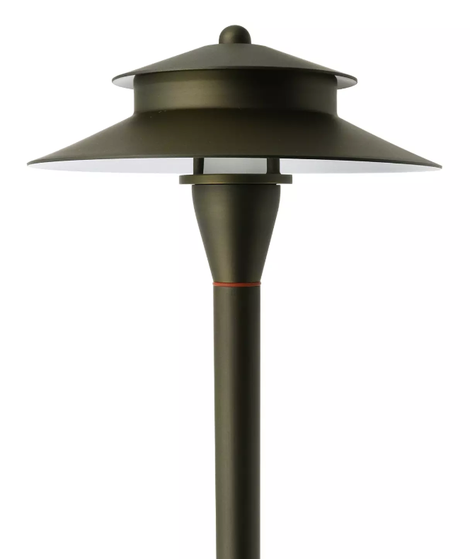 CLS PL10B solid brass path light in light bronze