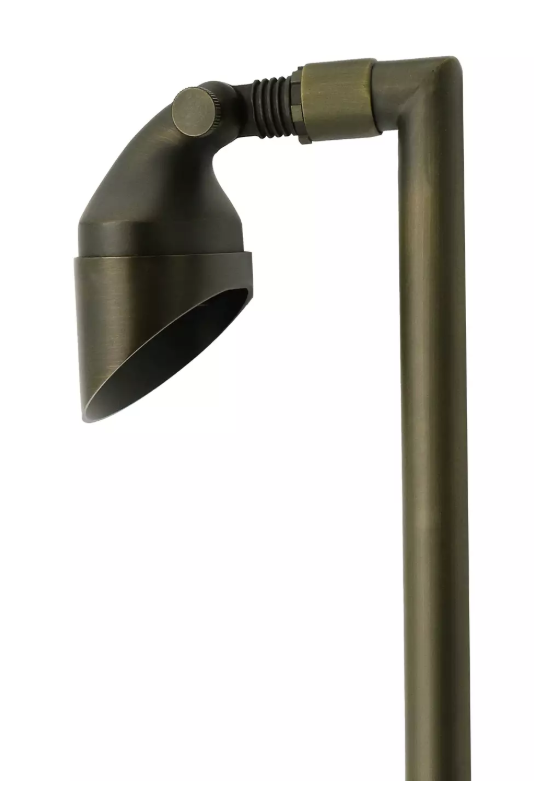 CLS PL25B solid brass path light in light bronze