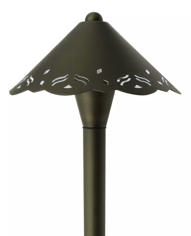 CLS PL27B solid brass path light in light bronze