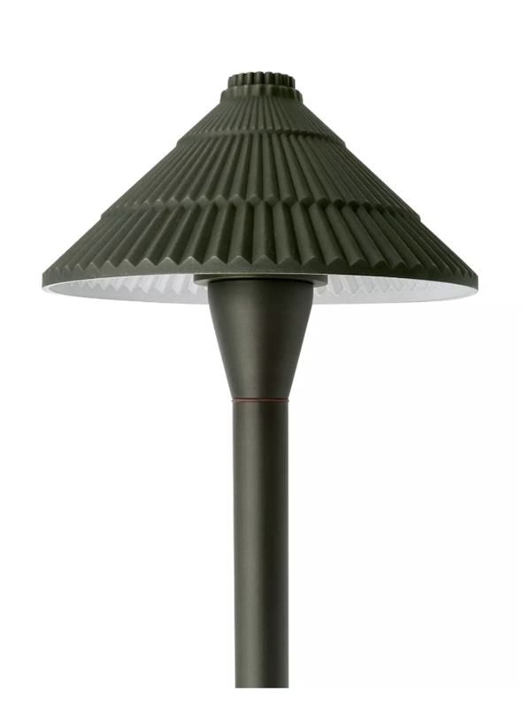 CLS PL78B solid brass path light in light bronze