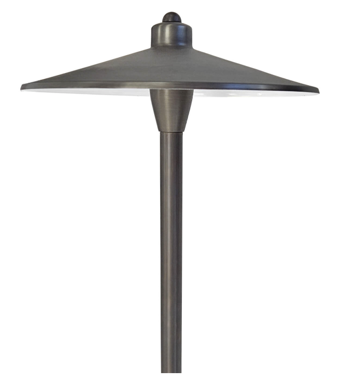 CLS PL79B solid brass path light in light bronze