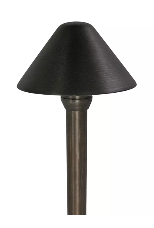 CLS PL80B solid brass path light in light bronze