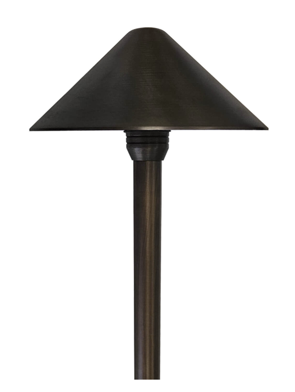 CLS PL81B solid brass path light in light bronze