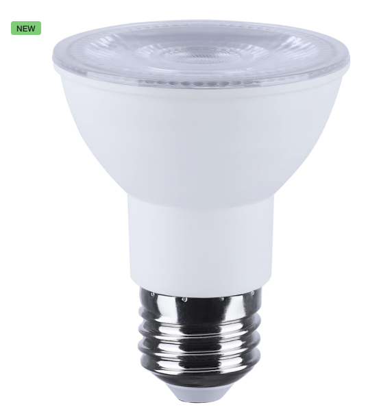 SATCO S11106 5.5W PAR20 LED lamp, 2700K-5000K RGBTW, 40 degree beam, medium base