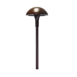 S225-RU | Orbit Landscape Mushroom Path Light - Rust | USALight.com