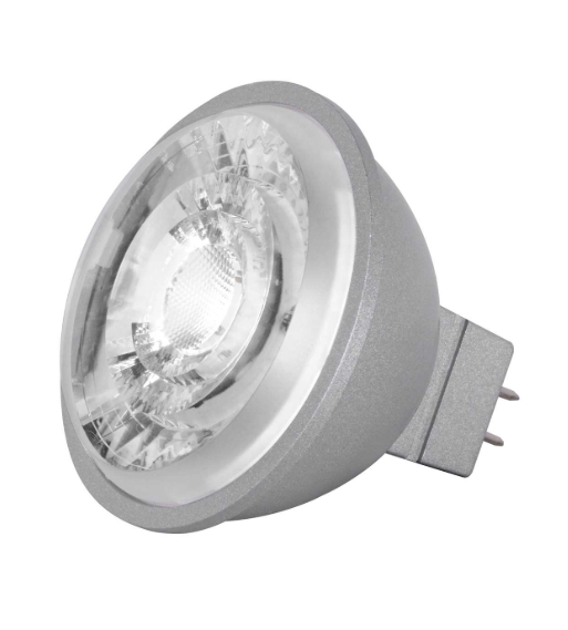 Satco S8635 8W MR16 LED bulb 2700K GU5.3 bi-pin 15 degree beam