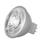 Satco S8638 8W MR16 LED bulb 4000K GU5.3 bi-pin 15 degree beam