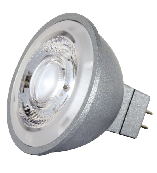 Satco S8641 8W MR16 LED bulb 3000K GU5.3 bi-pin 40 degree beam