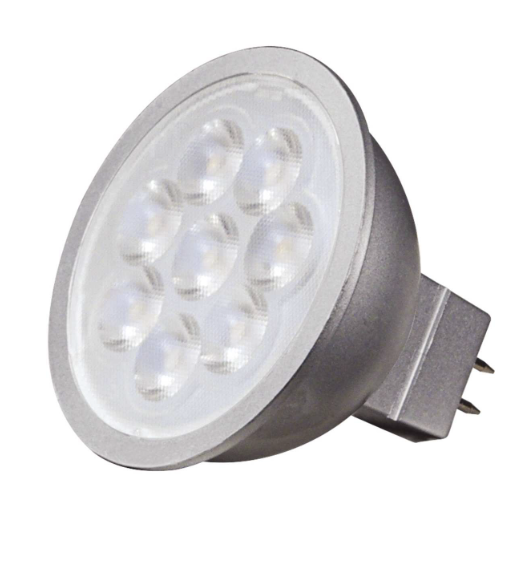 Satco S9496 6.5W MR16 LED bulb 3000K GU5.3 bi-pin 40 degree beam