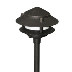 US-140BK | Maui Two Tier Pagoda Light - 12 volt Black | USALight.com