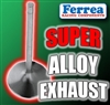 F1449P  28 mm X 102.5 mm Exhaust Ferrea Super Alloy Valves Fits: ACURA B17A1, B18C1 / C3 & HONDA B16A1 / A3