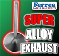 F1445P  29 mm X 102.5 mm Exhaust Ferrea Super Alloy Valves Fits: ACURA B17A1, B18C1 / C3 & HONDA B16A1 / A3