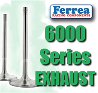 F6173 1.600" X 5.075" Exhaust Ferrea 6000 Series Competition Valves Fits: SB Chrysler W2 3/8"