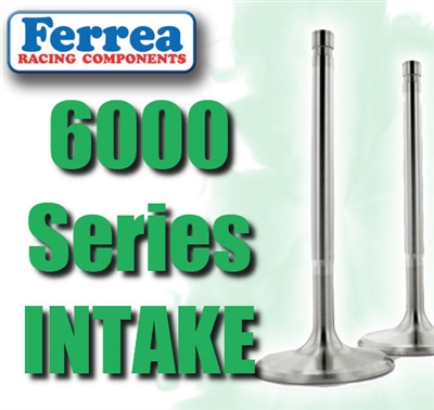 F6132 2.070" X 5.275" Intake Ferrea 6000 Series Competition Valves Fits: SB Ford Cleveland 2 Barrel