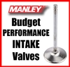 10576-1  1.940" X 4.911" Intake Manley Budget Performance Valves Fits: SB Chevy & SB Ford 11/32"