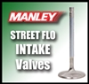 10778-1  1.850" X 5.075" Intake Manley Street Flo Valves Fits: SB Ford Windsor 11/32"