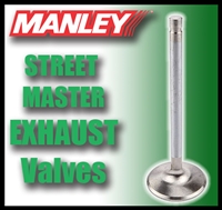 10747-1  1.560" X 4.911" Exhaust Manley Street Master Valves Fits: SB Chevy 11/32"