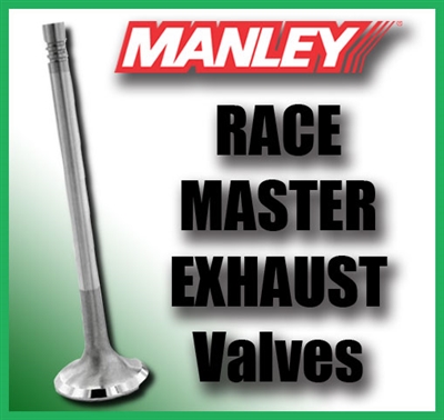 11365-1  1.600" X 4.923" Exhaust Manley Race Master Valves Fits: Chevy LS1 / LS2 / LS6