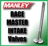 12324-1  2.180" X 5.110" Intake Manley Race Master Valves Fits: SB Chevy 5/16"