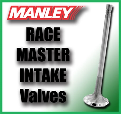 12314-8  2.100" X 5.010" Intake Manley Race Master Valves Fits: SB Chevy 5/16"