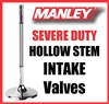 12850H-1  2.250" X 5.344" Intake Manley Severe Duty Valves Fits: BB Chevy 5/16"