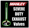 12815-1  1.880" X 5.522" Exhaust Manley Severe Duty Valves Fits: BB Chevy 5/16"