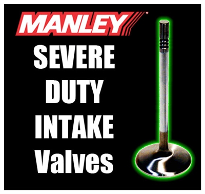 12878-8  2.300" X 5.594" Intake Manley Severe Duty Valves Fits: BB Chevy 5/16"